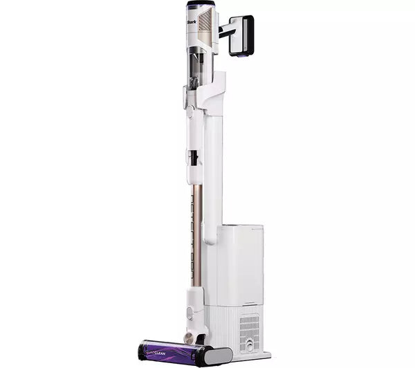 Shark Detect Pro Cordless Vacuum Cleaner with Auto-Empty System 2L Up To  60 Minutes Run Time White & Brass IW3611UKT Clearance