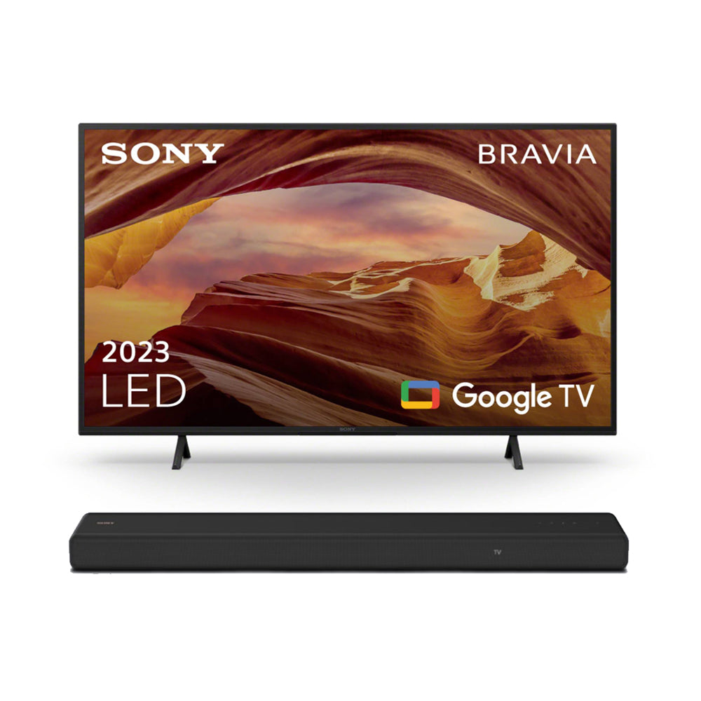 Sony KD50X75WLPU 50 Inch X75WL LED 4K UHD Bravia TV With HTA3000 3.1 channel Dolby Atmos Soundbar