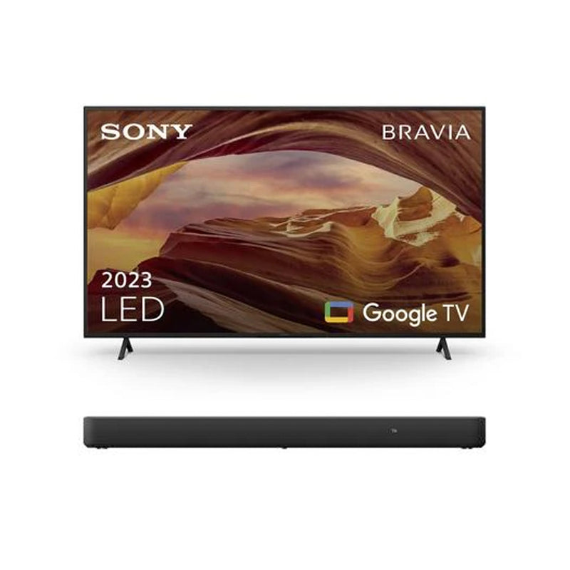 Sony KD55X75WLU 55 Inch 4K UHD LED Google Smart Bravia TV & Sony HTS2000 3.1ch Soundbar Bundle