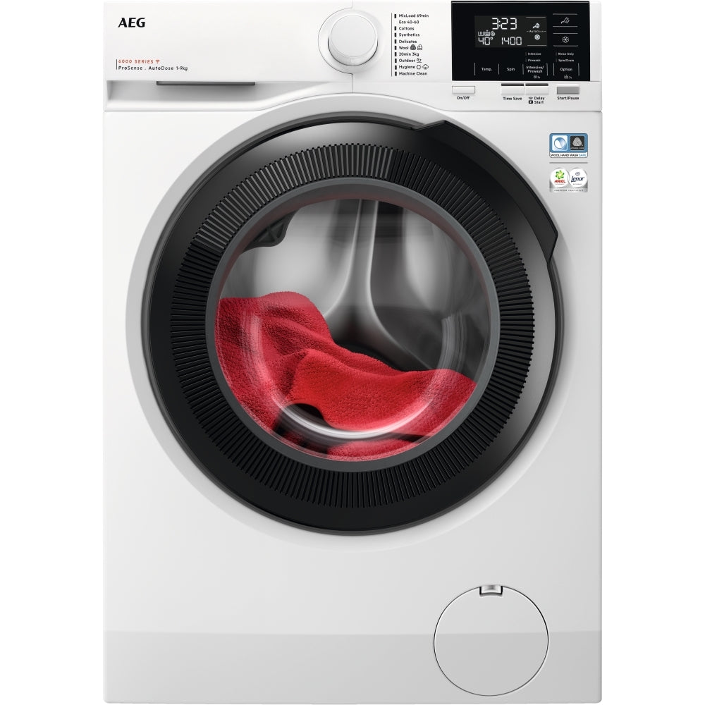 AEG LFR61944AD Series 6000 ProSense 9kg 1400 Spin Washing Machine White