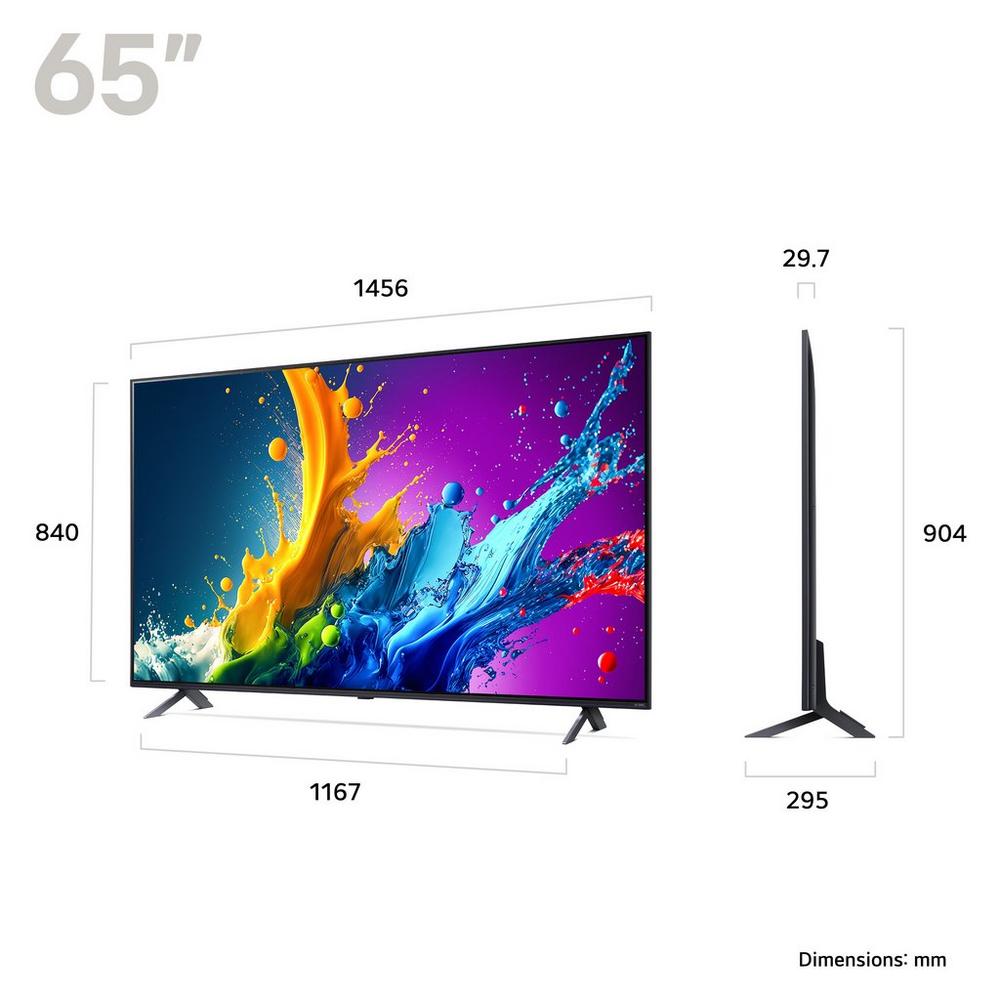 LG 65QNED80T6A QNED80 65 Inch 4K QNED Smart TV 2024