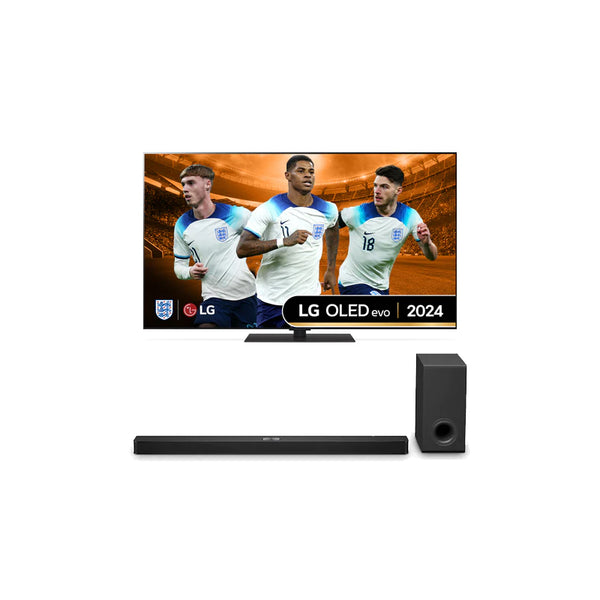 LG OLED65G46LS 65 Inch evo G4 OLED 4K UHD HDR Smart TV 2024 with US90TY 5.1.3 Channel Dolby Atmos Soundbar & Subwoofer Bundle