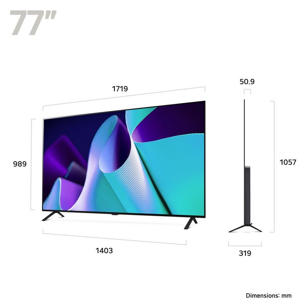 LG OLED77B42LA 77 Inch B4 4K Ultra HD HDR OLED Smart TV 2024