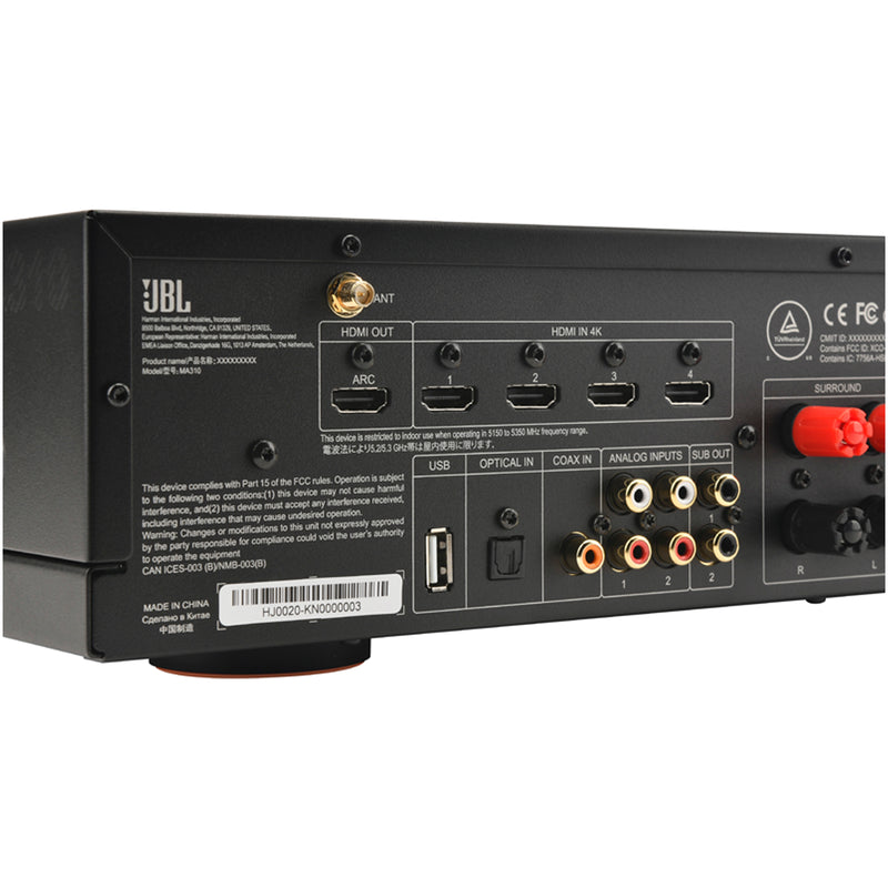 JBL MA310 5.2 Channel 4K AV Receiver Black