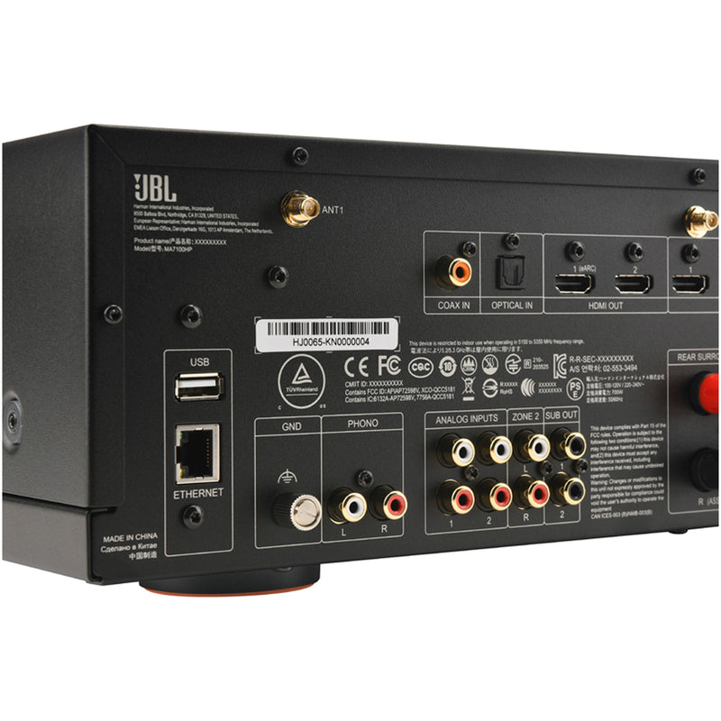 JBL MA7100HP 7.2 Channel 8K High Performance AV Receiver Black