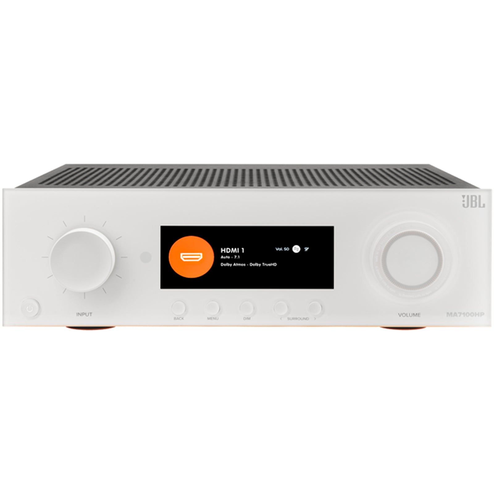 JBL MA7100HP 7.2 Channel 8K High Performance AV Receiver White