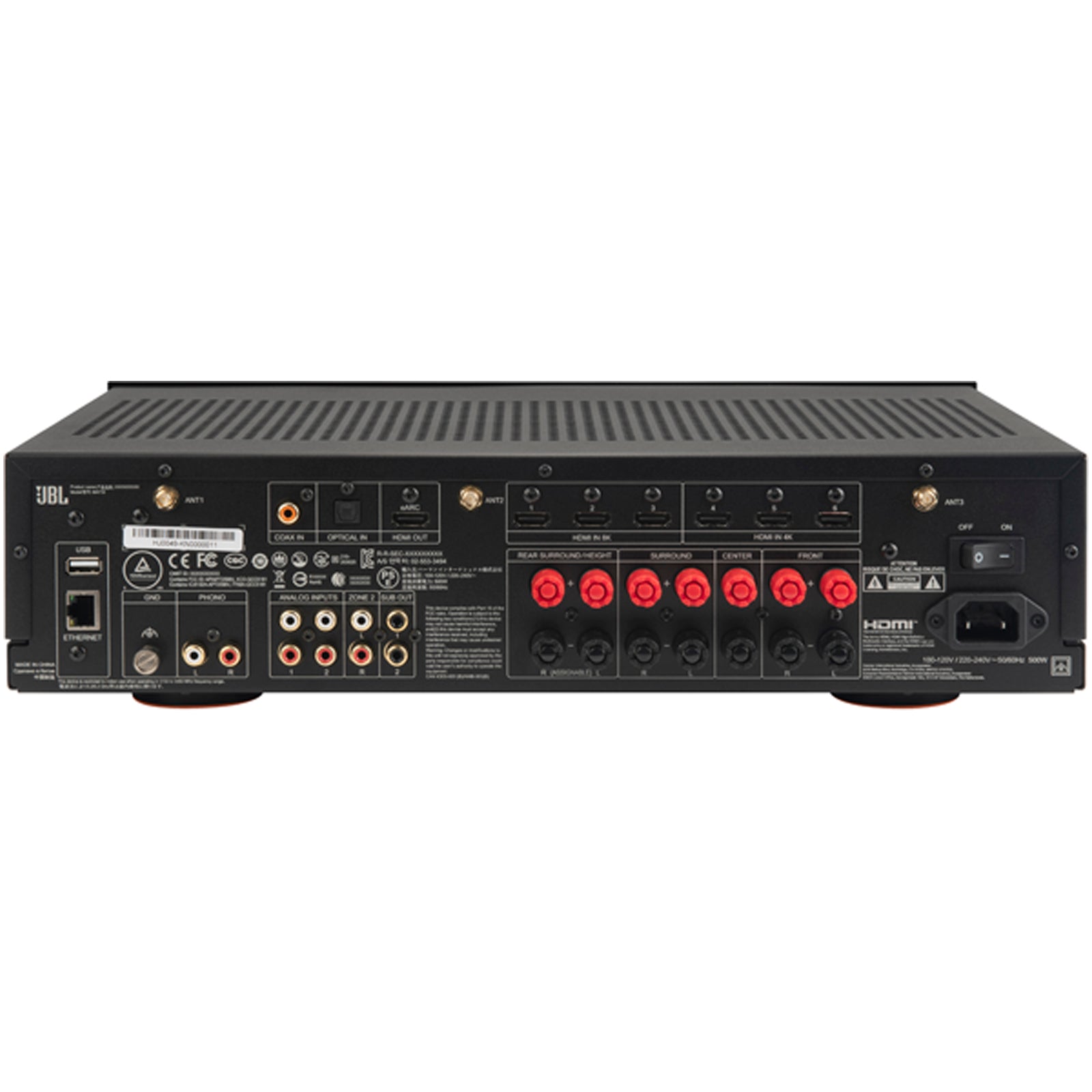 JBL MA710 7.2 Channel 8K AV Receiver Black