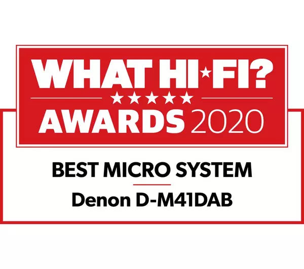 Denon DM41DAB DAB+ Mini HiFi System Black