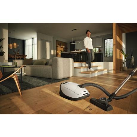 Miele Complete C3 Allergy Bagged Cylinder Vacuum Cleaner Lotus White