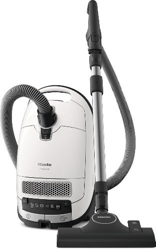 Miele Complete C3 Allergy Bagged Cylinder Vacuum Cleaner Lotus White