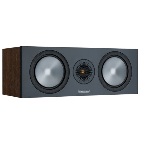 Denon AVRS670H 5.2 Ch 8K AV Receiver with Monitor Audio Bronze 50 AV 5.1 Speaker Package Walnut