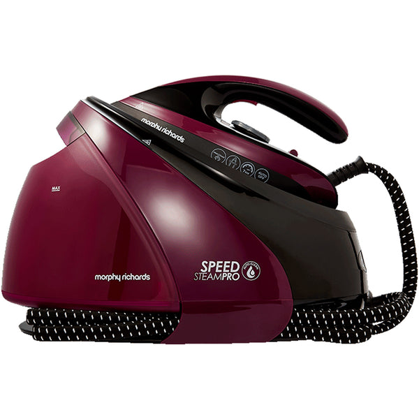 Morphy Richards 332102 Speed Steam Pro Steam Generator Iron Autoclean Purple