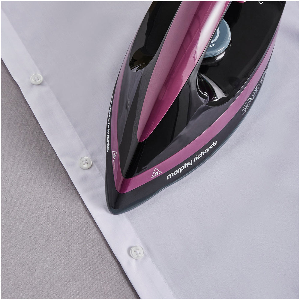 Morphy Richards 332102 Speed Steam Pro Steam Generator Iron Autoclean Purple