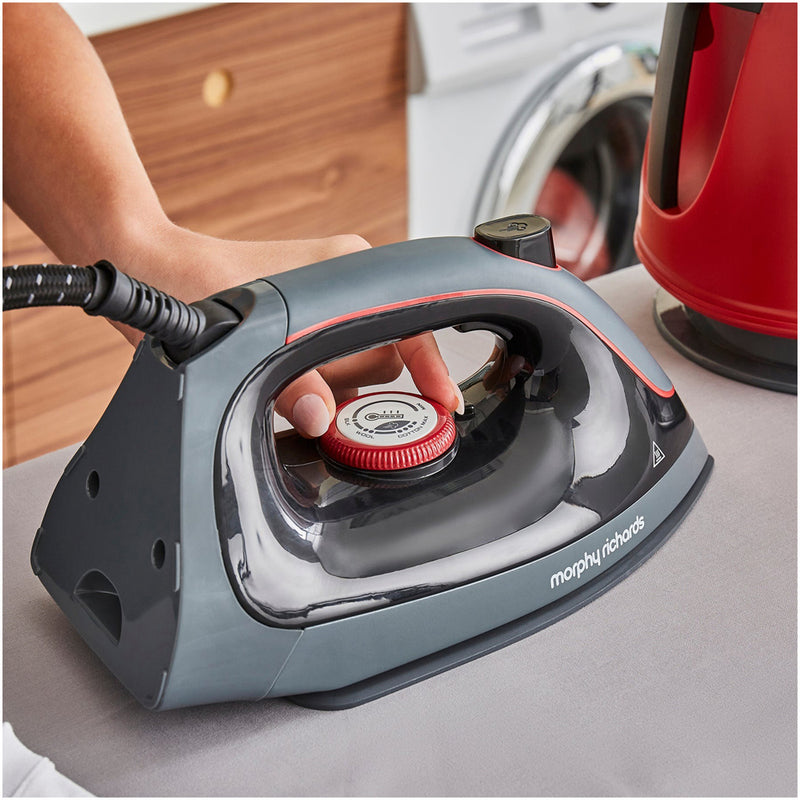 Morphy Richards 332013 Power Steam Elite Steam Generator Iron With Autoclean Red