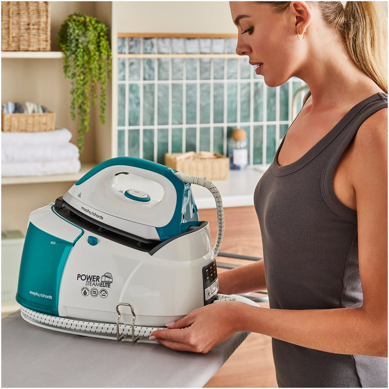 Morphy Richards 332014 Power Steam Elite Steam Generator Iron With Auto clean Green