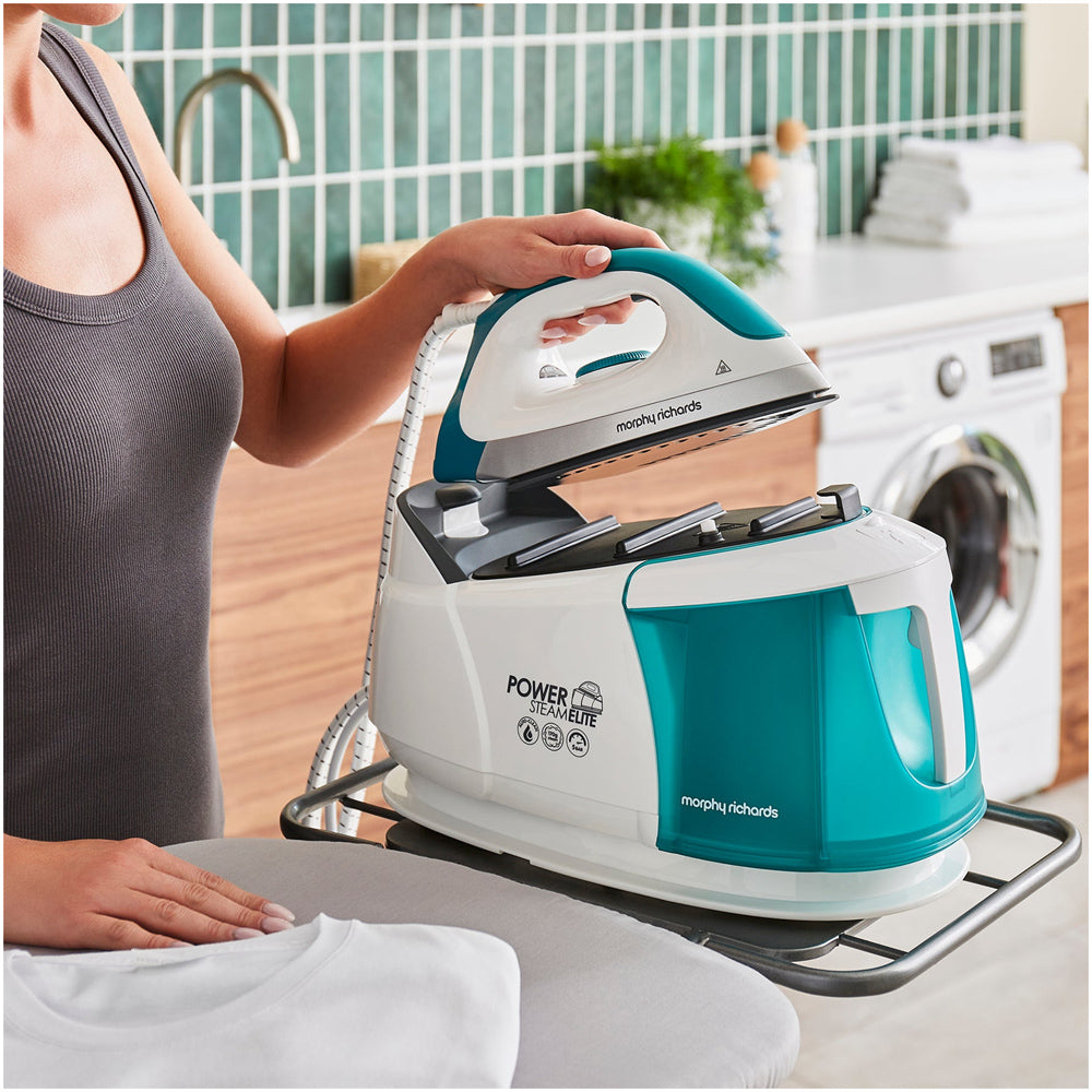 Morphy Richards 332014 Power Steam Elite Steam Generator Iron With Auto clean Green