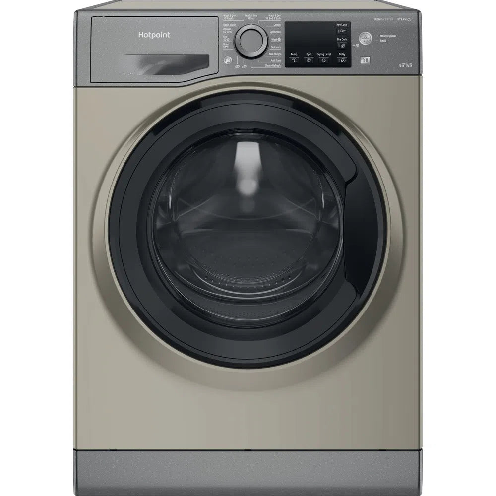 Hotpoint NDB8635GK 8+6kg 1400 Spin Washer Dryer Graphite