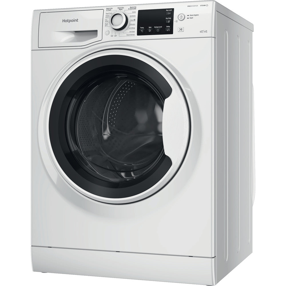 Hotpoint NDB8635WUK 8+6KG Washer Dryer with 1400 Spin White