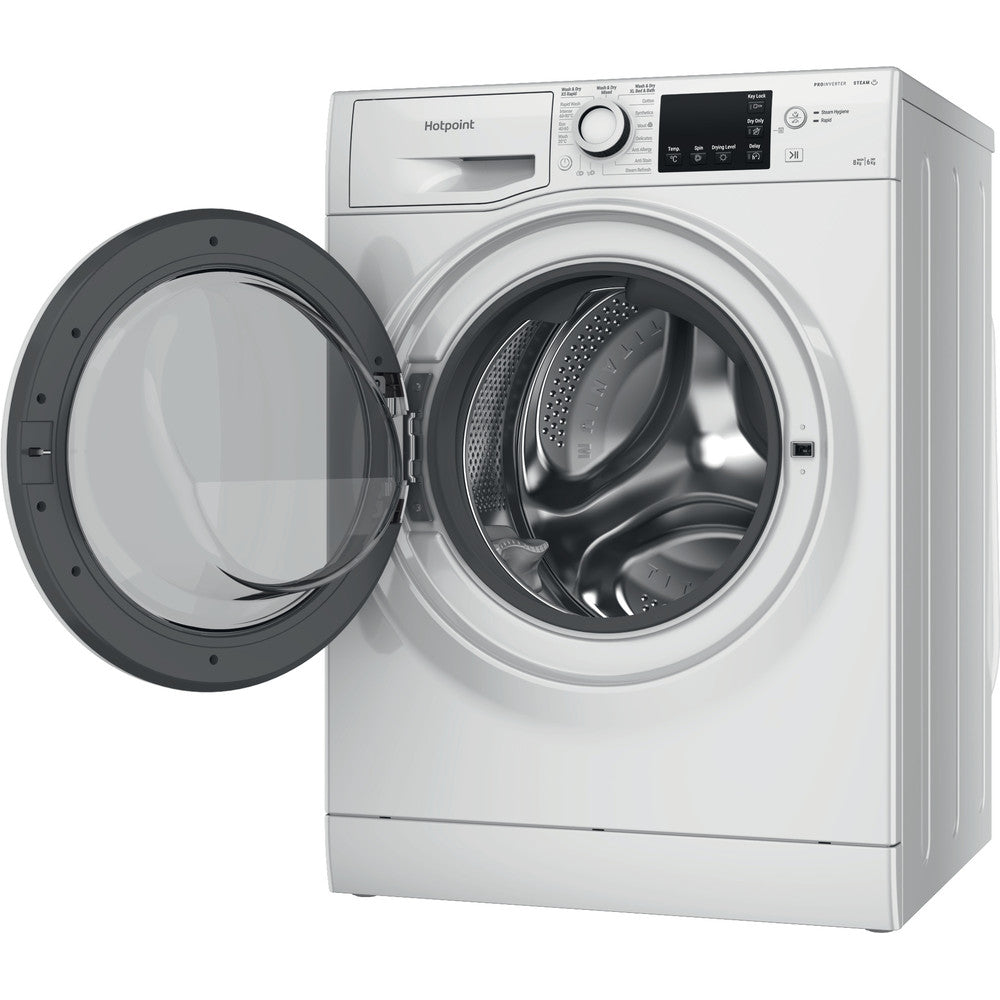 Hotpoint NDB8635WUK 8+6KG Washer Dryer with 1400 Spin White