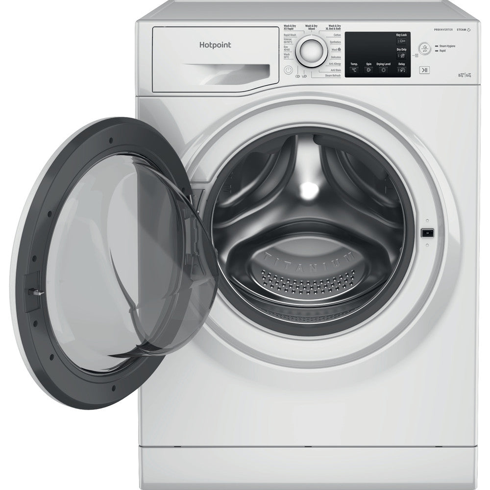 Hotpoint NDB8635WUK 8+6KG Washer Dryer with 1400 Spin White