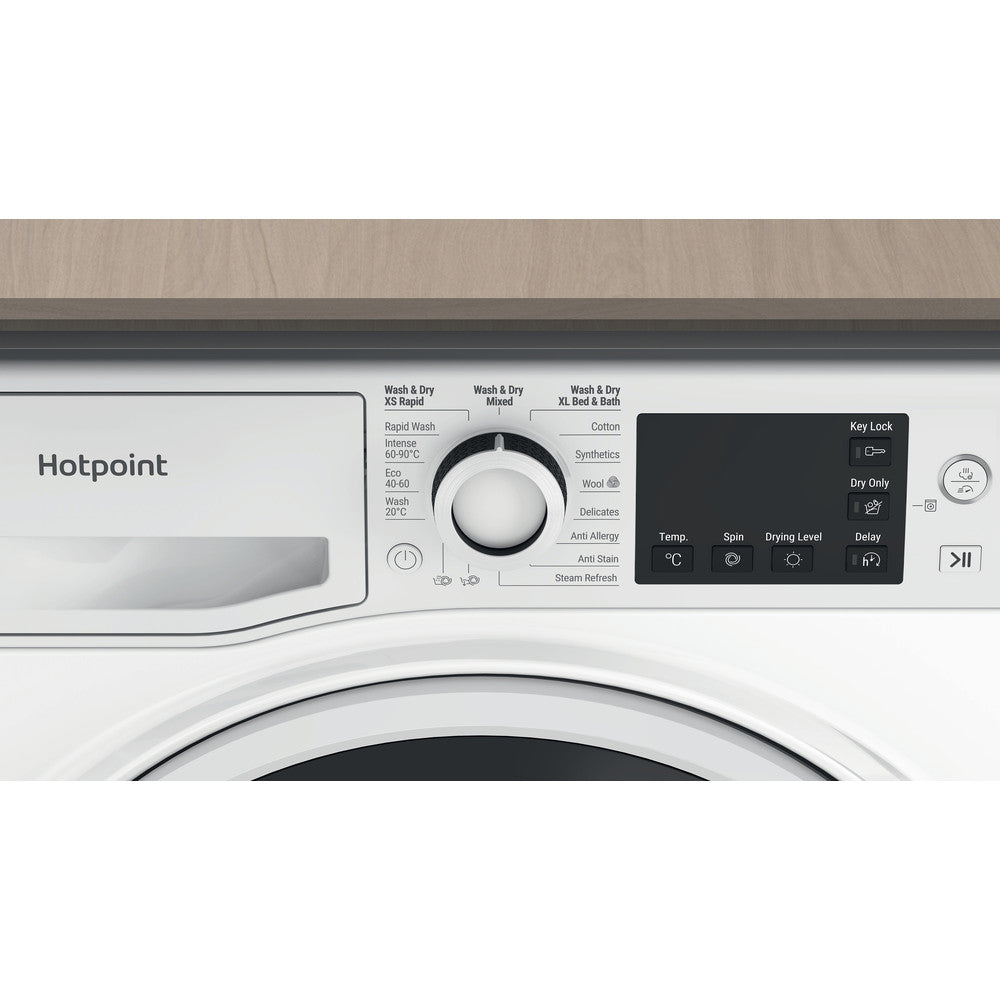 Hotpoint NDB8635WUK 8+6KG Washer Dryer with 1400 Spin White