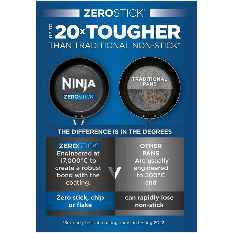 Ninja Zerostick Essentials 3-Piece Pan Set C13000UK Black