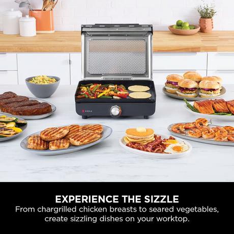 Ninja Sizzle Indoor Grill & Flat Plate GR101UK