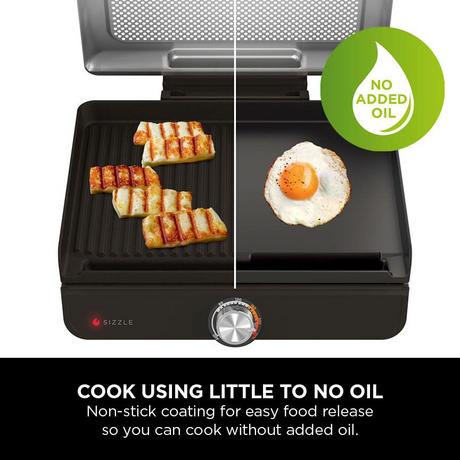 Ninja Sizzle Indoor Grill & Flat Plate GR101UK