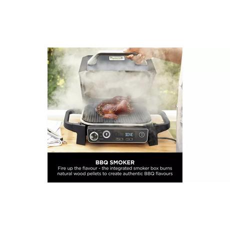 Ninja OG701UK Woodfire Electric BBQ Grill Open Box Clearance