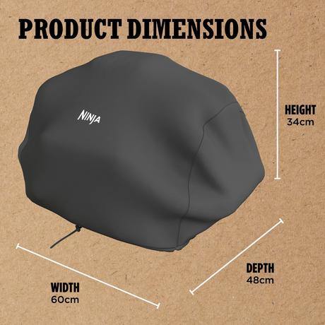 Ninja XSKCOVEREUUK Woodfire Electric BBQ Cover Black