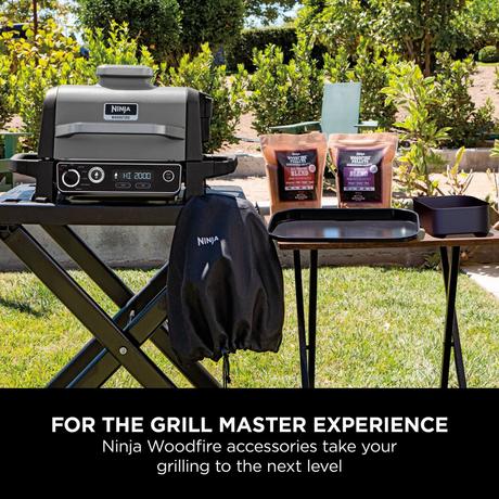 Ninja XSKCOVEREUUK Woodfire Electric BBQ Cover Black