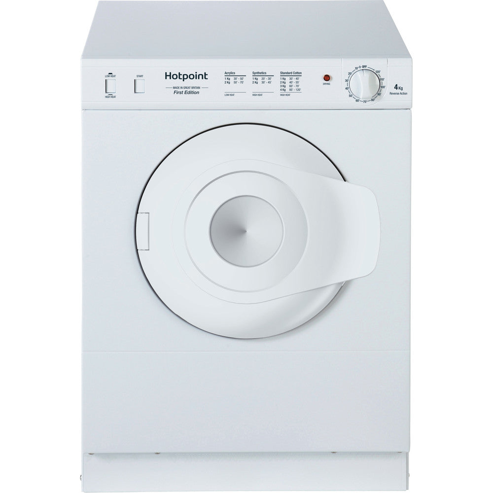 Hotpoint NV4D01P 4kg Compact Vented Dryer White