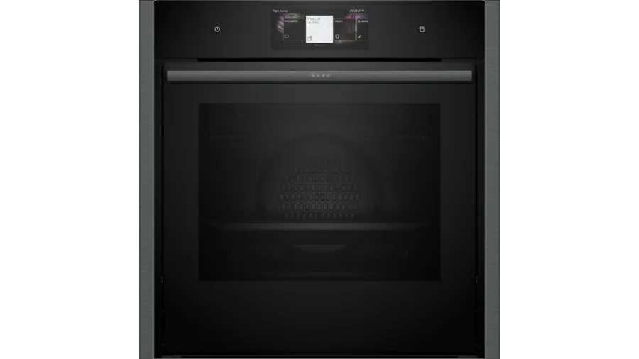 Neff B64FT53G0B N90 Slide and Hide Built-In Electric Single Oven Graphite