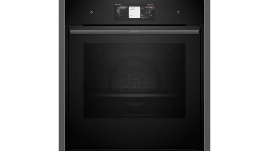 Neff B64VT73G0B N90 Slide and Hide Built-In Electric Single Oven Graphite