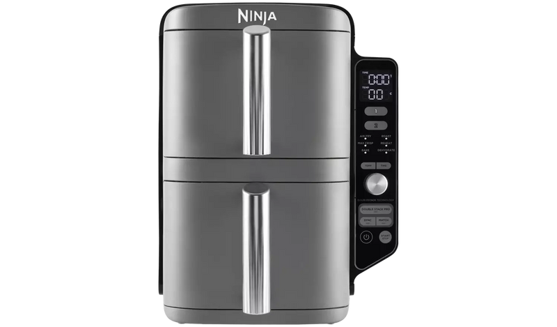 Ninja Double Stack XL 2-Drawer 9.5L Air Fryer Grey SL400UK