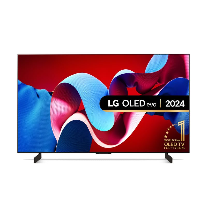 LG OLED42C44LA 42 Inch C4 4K Ultra HD HDR OLED Evo Smart TV 2024