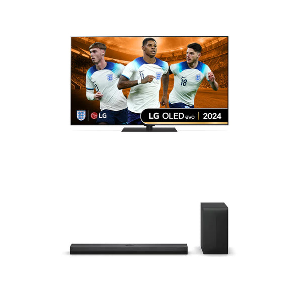 LG OLED55G46LS 55 Inch evo G4 OLED 4K UHD HDR Smart TV With US70TY Dolby Atmos Soundbar with Subwoofer Bundle
