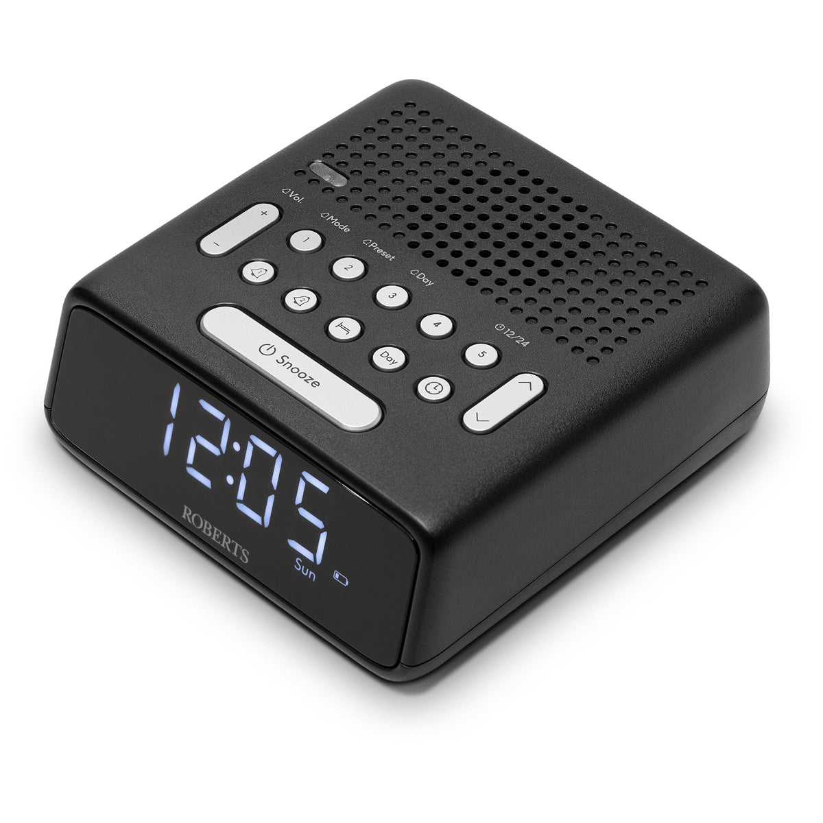 Roberts Ortus FM Alarm Clock Radio Black