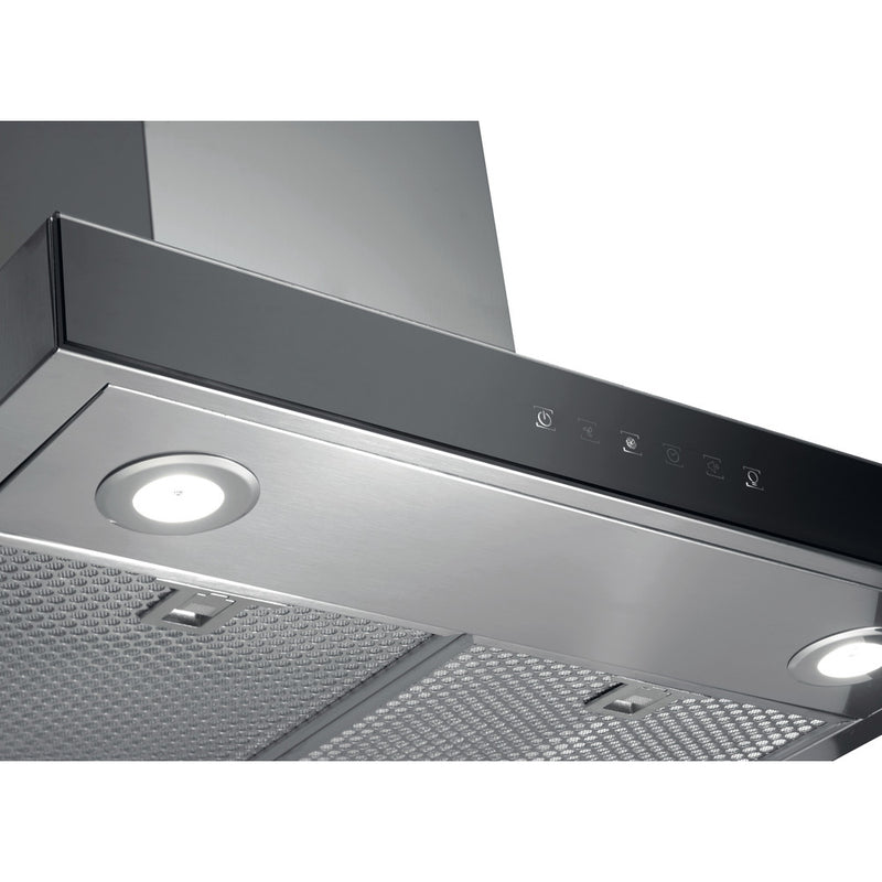 Hotpoint PHBS68FLTIX1 60cm Wall Mounted Cooker Hood Stainless Steel