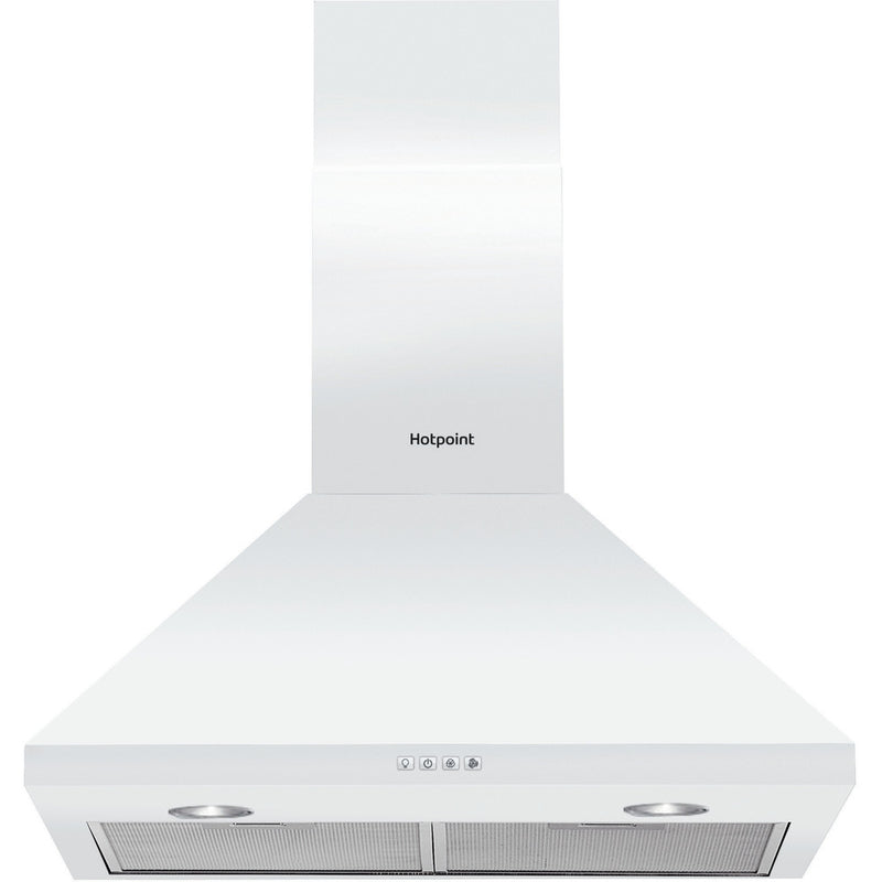 Hotpoint PHPC65FLMX 60cm Chimney Hood White