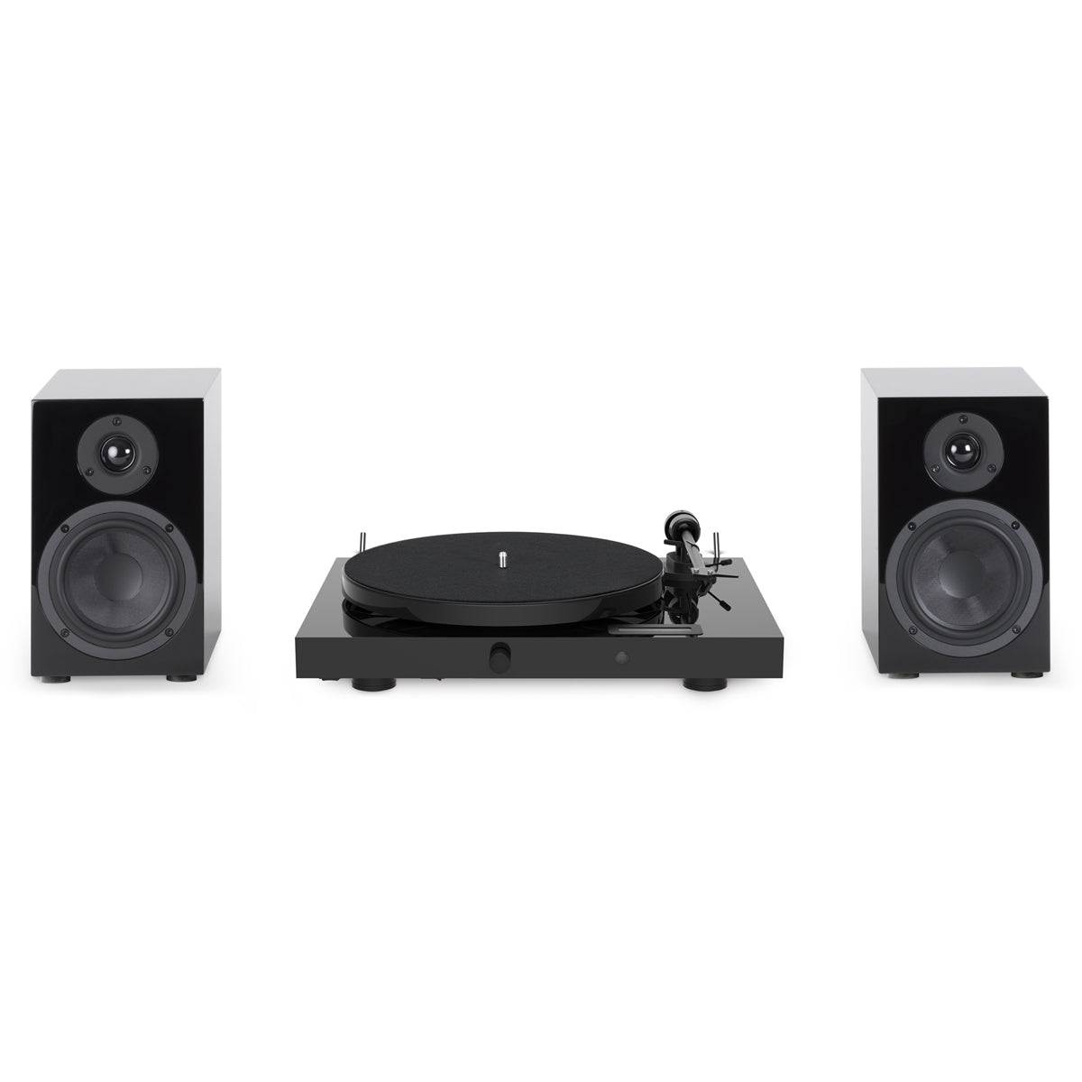 Pro-Ject Juke Box E1 Turntable Set with Speaker Box 5 Speakers Black