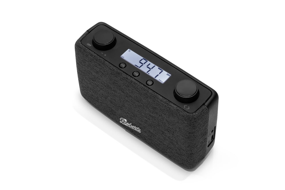 Roberts PLAYFM FM Portable Radio Black