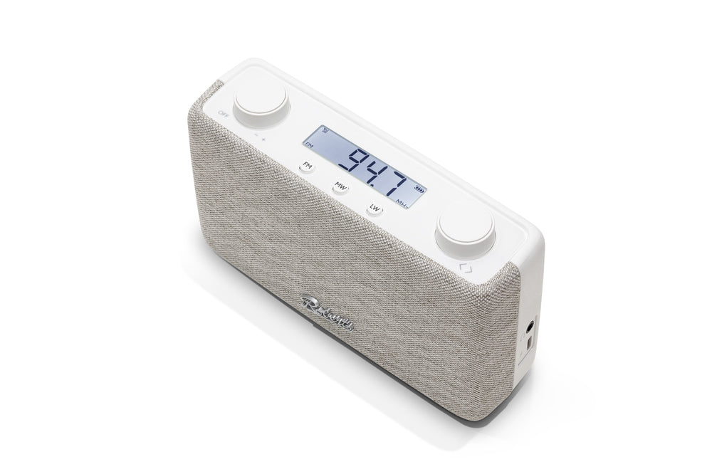 Roberts PLAYFM FM Portable Radio White