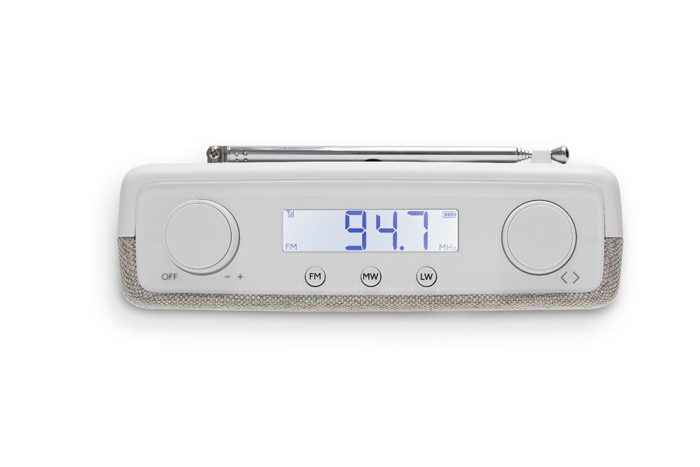 Roberts PLAYFM FM Portable Radio White