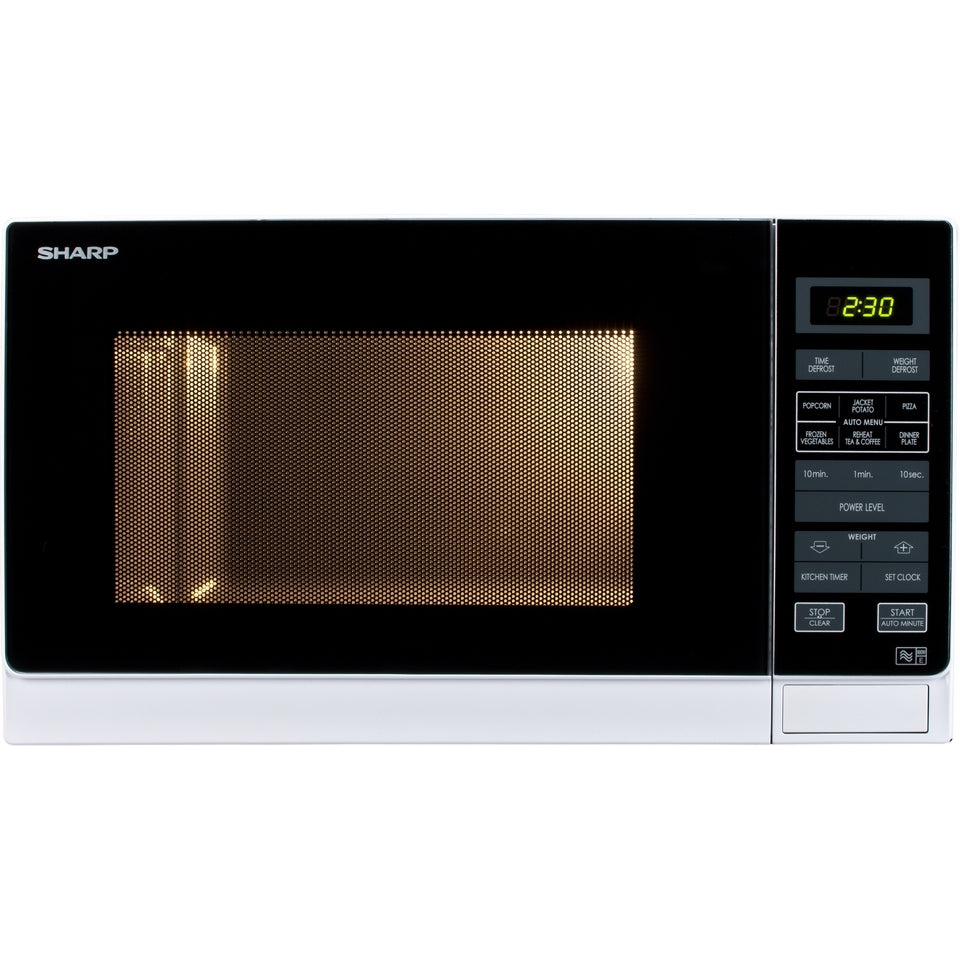 Sharp R372WM 25 Litre Solo Microwave White