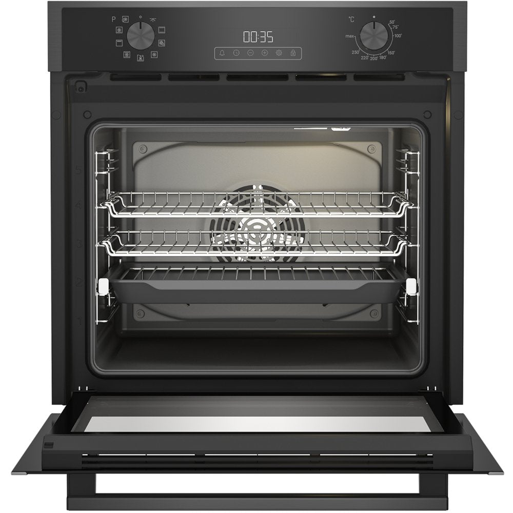 Blomberg ROEN9222DX Built In Electric Single Oven Dark Steel