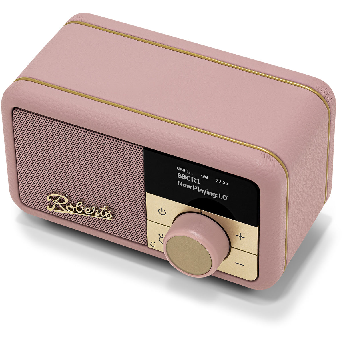 Roberts Revival Petite 2 DAB DAB+ Bluetooth Rechargeable Digital Radio Dusky Pink