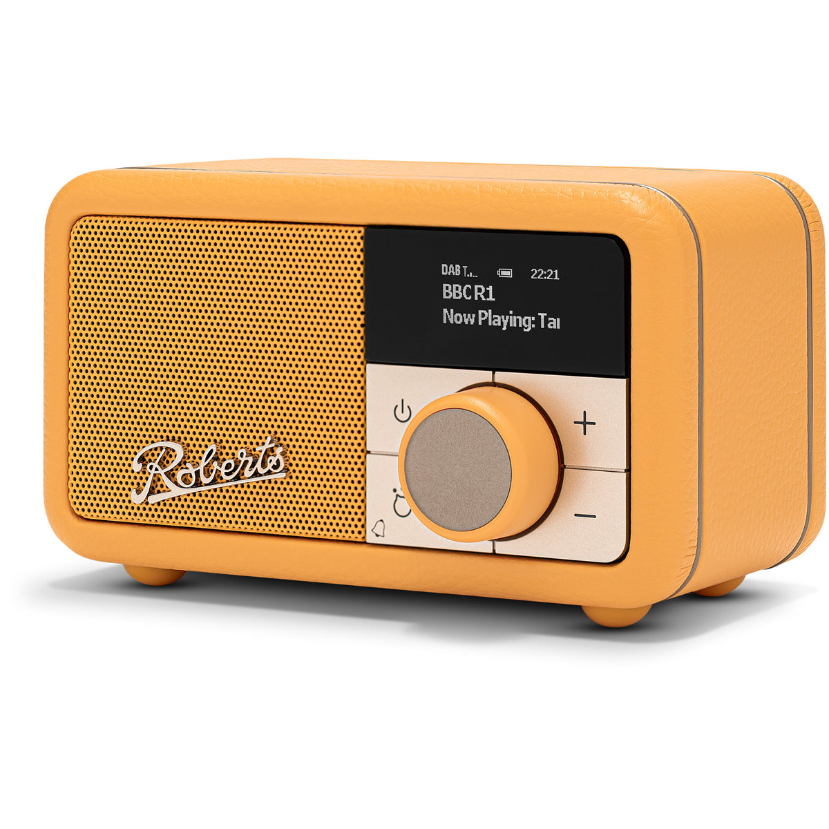 Roberts Revival Petite 2 DAB DAB+ Bluetooth Rechargeable Digital Radio Sunburst Yellow