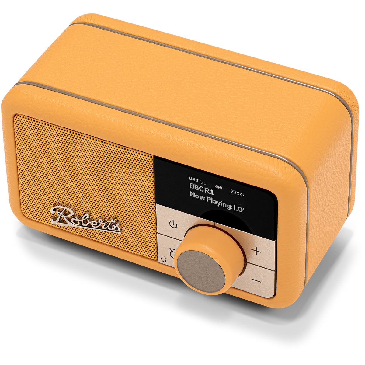 Roberts Revival Petite 2 DAB DAB+ Bluetooth Rechargeable Digital Radio Sunburst Yellow