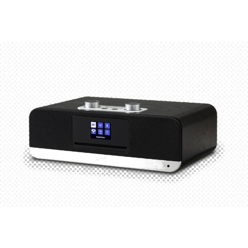 Roberts Stylus Luxe Direct Drive Turntable and Blutune 300 DAB+ BT CD USB Sound System Black HiFi Package